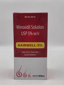 HAIRWELL-5%  MINOXIDIL SOLUTION USP 5% W/V