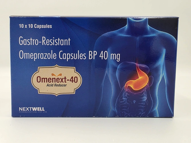 OMENEXT- 40  GASTRO-RESISTANT OMEPRAZOLE CAPSULES BP 40 MG