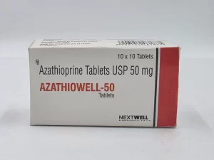 AZATHIOWELL-50 TAB  AZATHIOPRINE TABLETS USP 50 MG