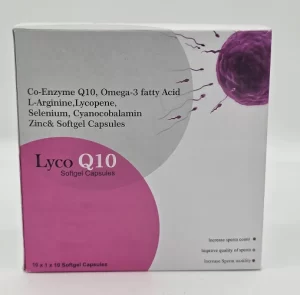 LYCO Q10 SOFTGEL CAPSULES  CO-ENZYME Q10 100MG,OMEGA-3 FATTY ACID