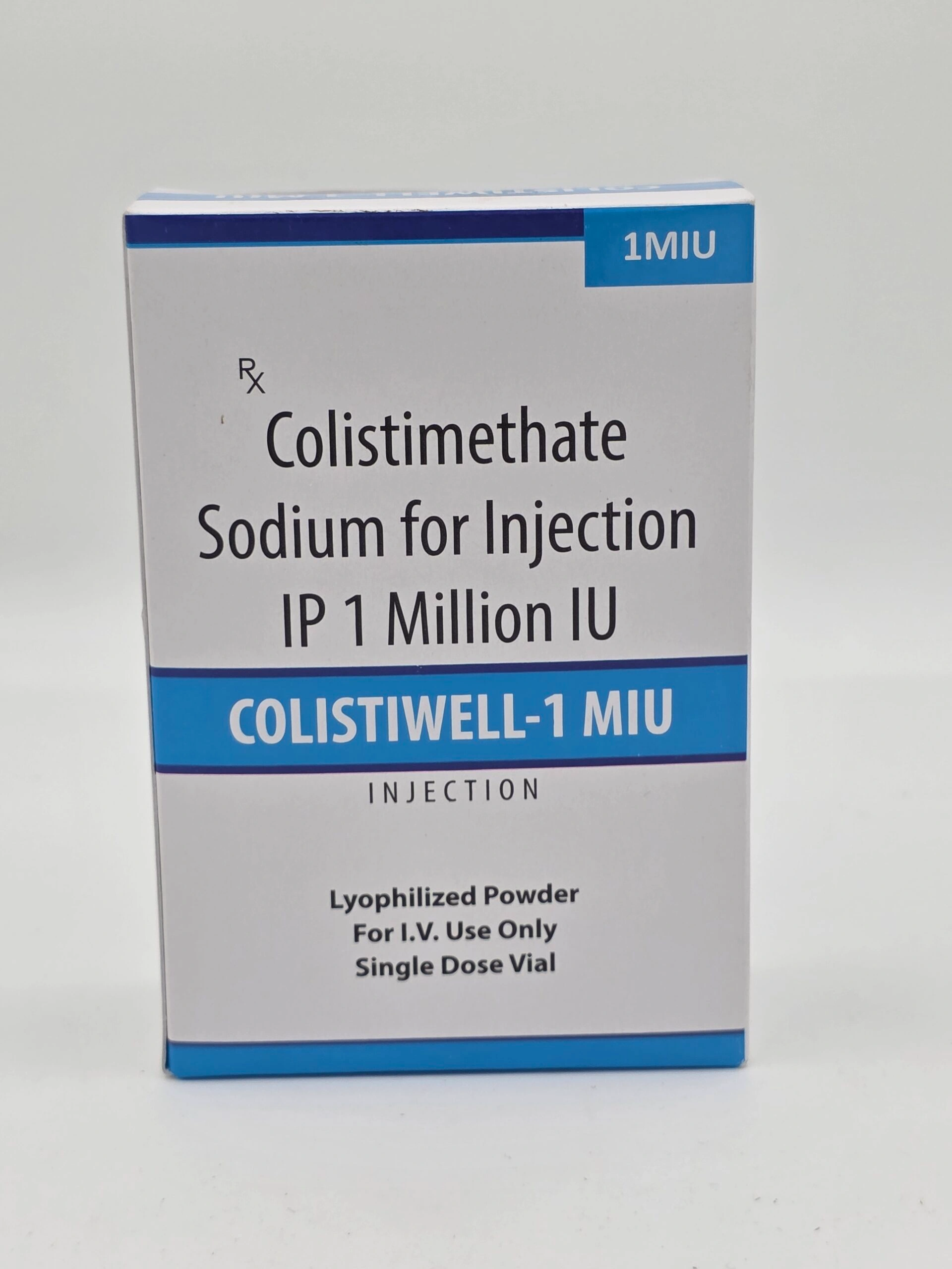 COLISTIWELL-1 MIU  COLISTIMETHATE SODIUM FOR INJECTION IP 1 MILLION IU
