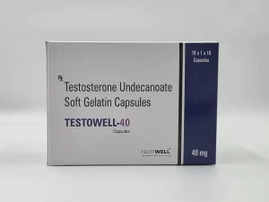 TESTOWELL-40  TESTOSTERONE UNDECANOATE SOFT GELATIN CAPSULES