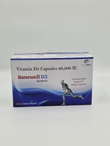 BONEWELL D3 60,000 IU  VITAMIN D3 CAPSULES 60,000 IU