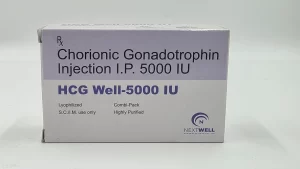 HCG WELL-5000 IU  CHORIONIC GONADOTROPHIN INJECTION I.P. 5000 IU